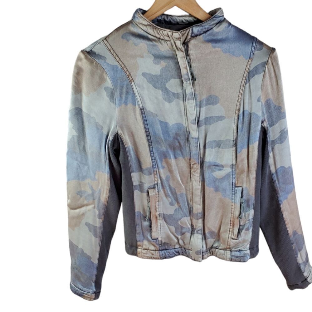 Marrakech Camo Green & Brown Bomber Jacket